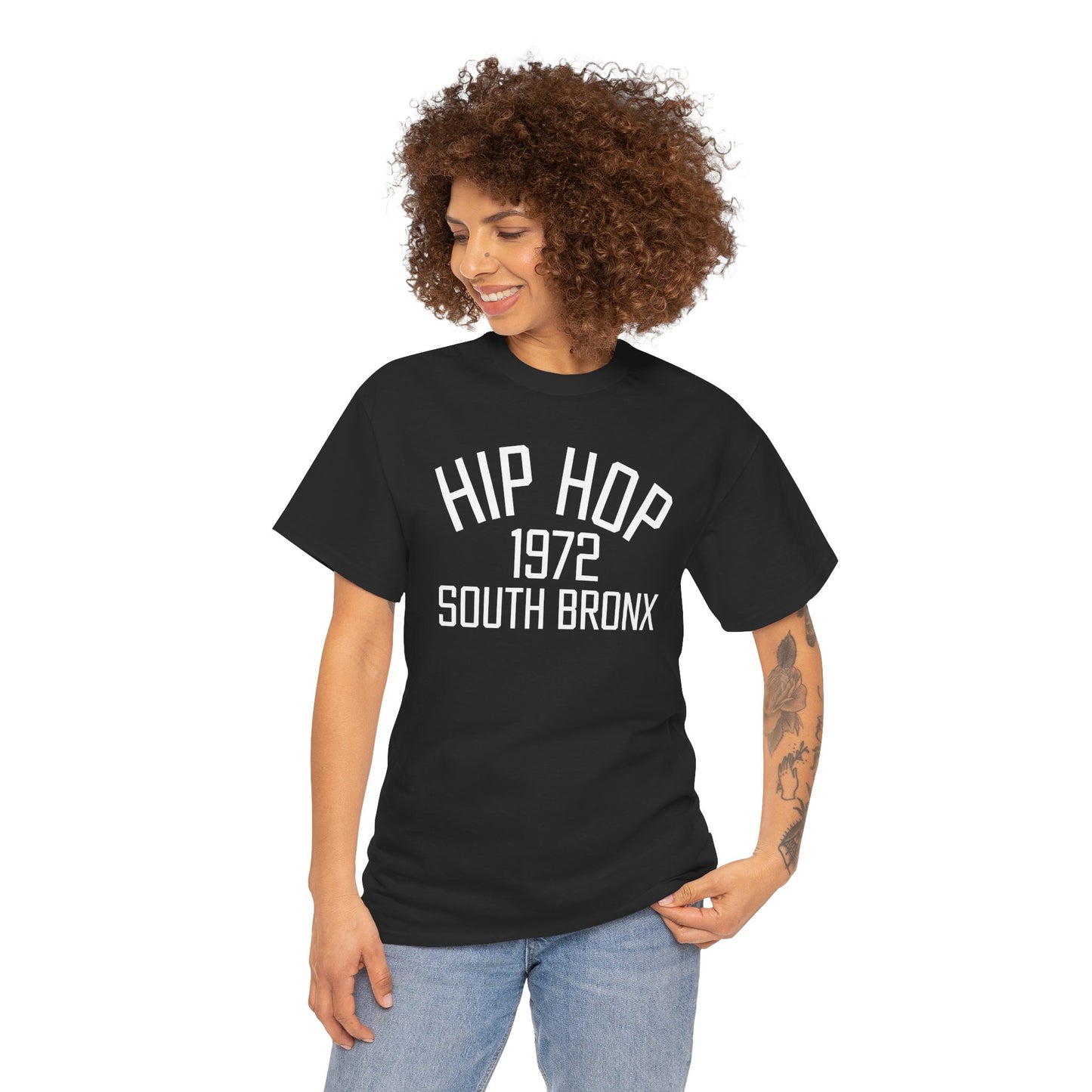 Hip Hop 1972 South Bronx T-Shirt | Retro Music Graphic Tee for Hip Hop Lovers