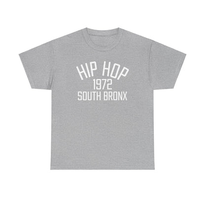 Hip Hop 1972 South Bronx T-Shirt | Retro Music Graphic Tee for Hip Hop Lovers