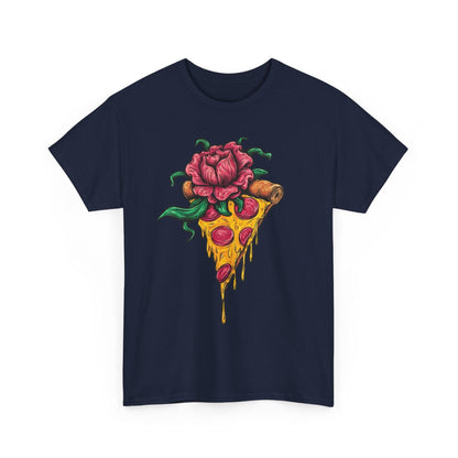 Floral Pizza Shirt | Funny and Unique Foodie Design - Stylfer