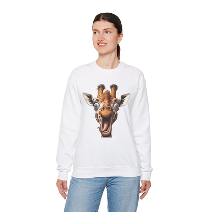 Funny Giraffe Sweatshirt – Cozy Humor & Wildlife Lover's Sweater