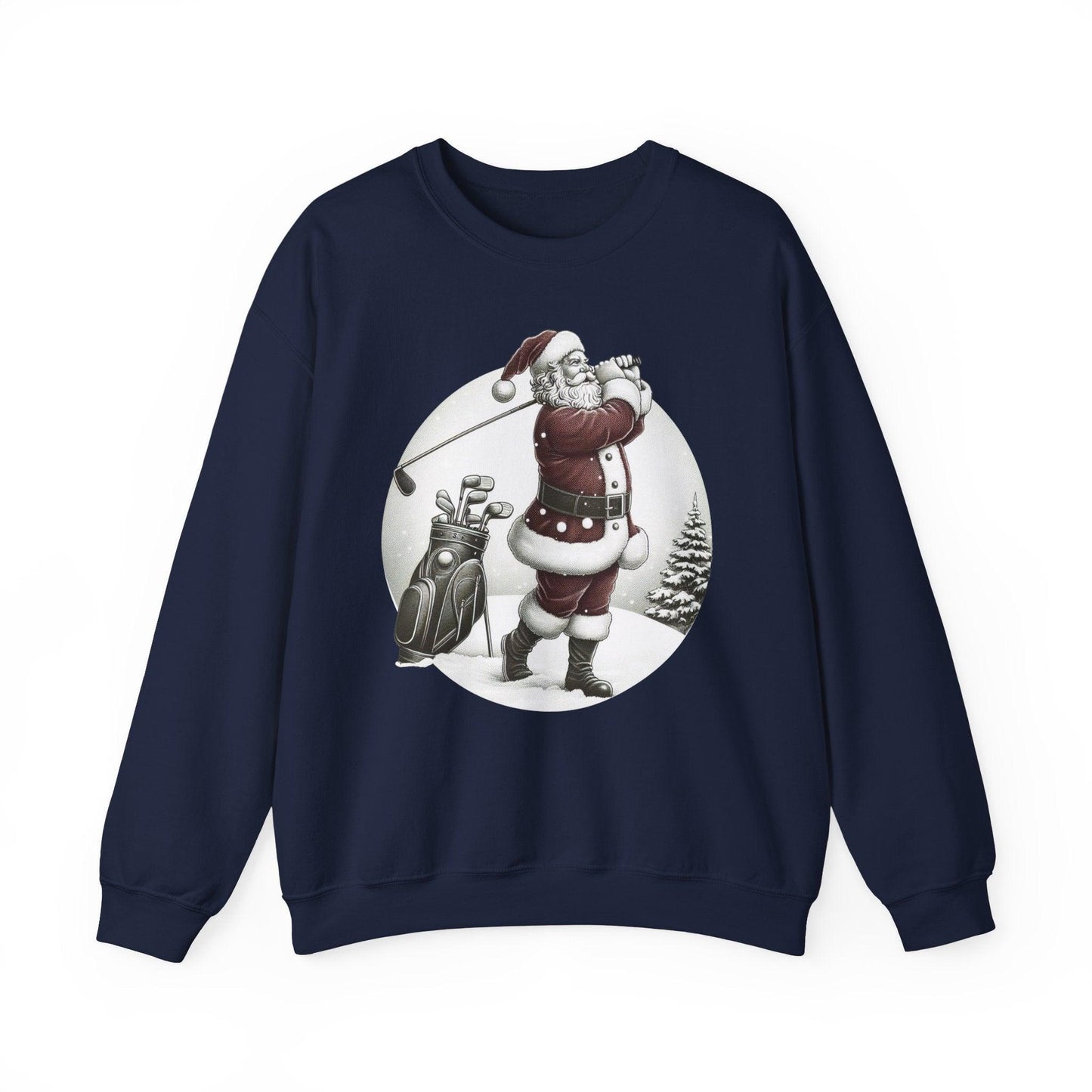 Funny Christmas Golf Sweatshirt – Holiday Gift for Golfers - Stylfer