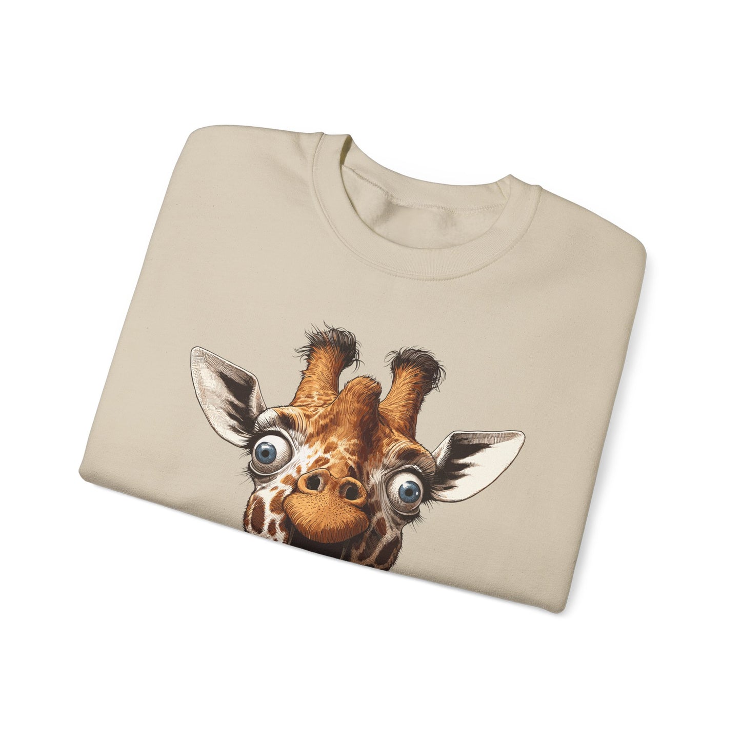 Funny Giraffe Sweatshirt – Cozy Humor & Wildlife Lover's Sweater