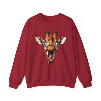 Funny Giraffe Sweatshirt – Cozy Humor & Wildlife Lover's Sweater