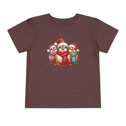 Christmas Chickens Funny Shirt | Animal Lovers Farmer Xmas Tee - Stylfer