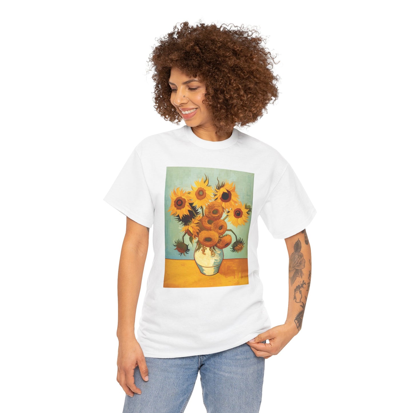 Vincent van Gogh Sunflowers T-Shirt – Classic Art Graphic Tee