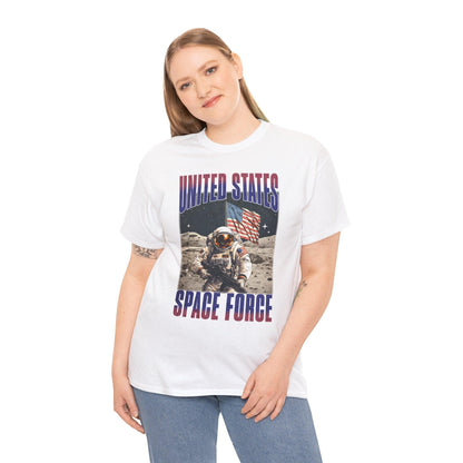 United States Space Force T-Shirt | Military Astronaut Patriotic Tee - Stylfer