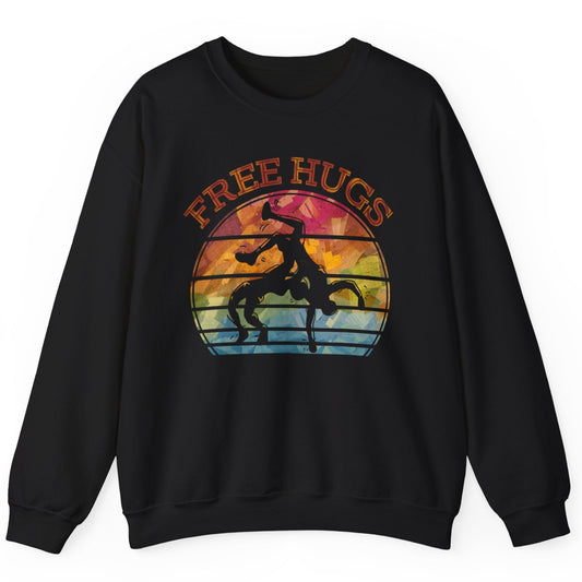 Free Hugs Wrestling Sweatshirt – Cozy and Funny Sports Pullover