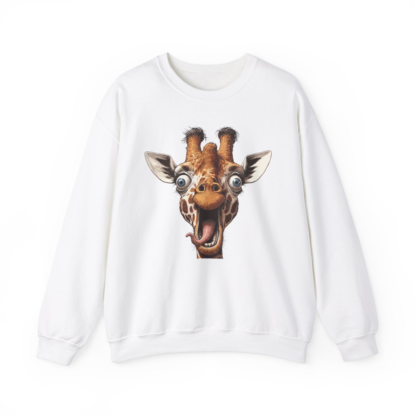 Funny Giraffe Sweatshirt – Cozy Humor & Wildlife Lover's Sweater