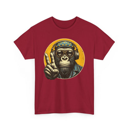 Cool Monkey T-Shirt for Men & Women | Funny Monkey Face Graphic Tee - Stylfer