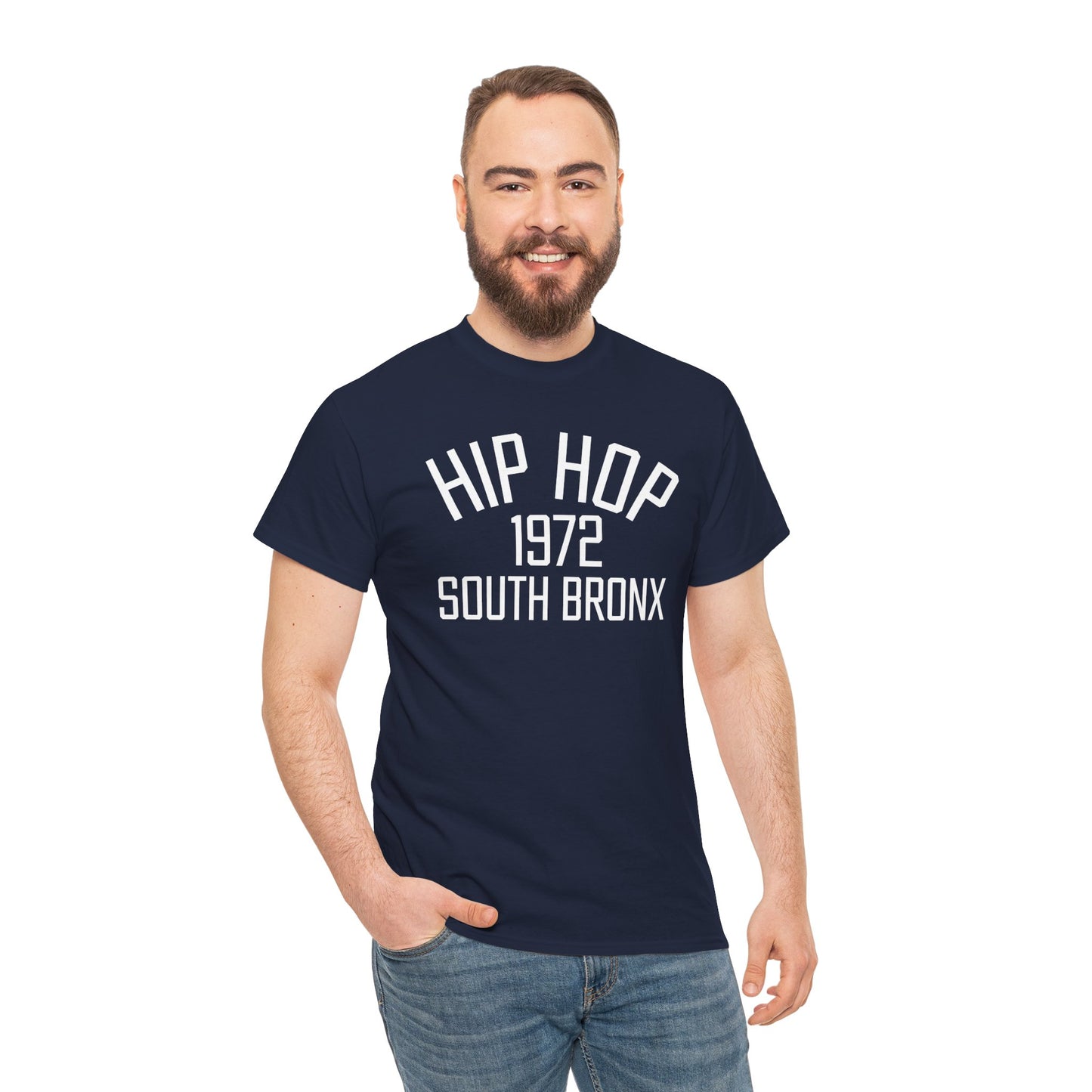 Hip Hop 1972 South Bronx T-Shirt | Retro Music Graphic Tee for Hip Hop Lovers