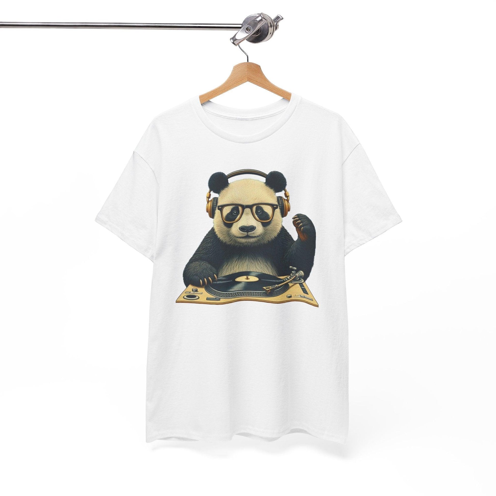 DJ Panda Shirt | Funny Vintage Musician Graphic Tee - Stylfer