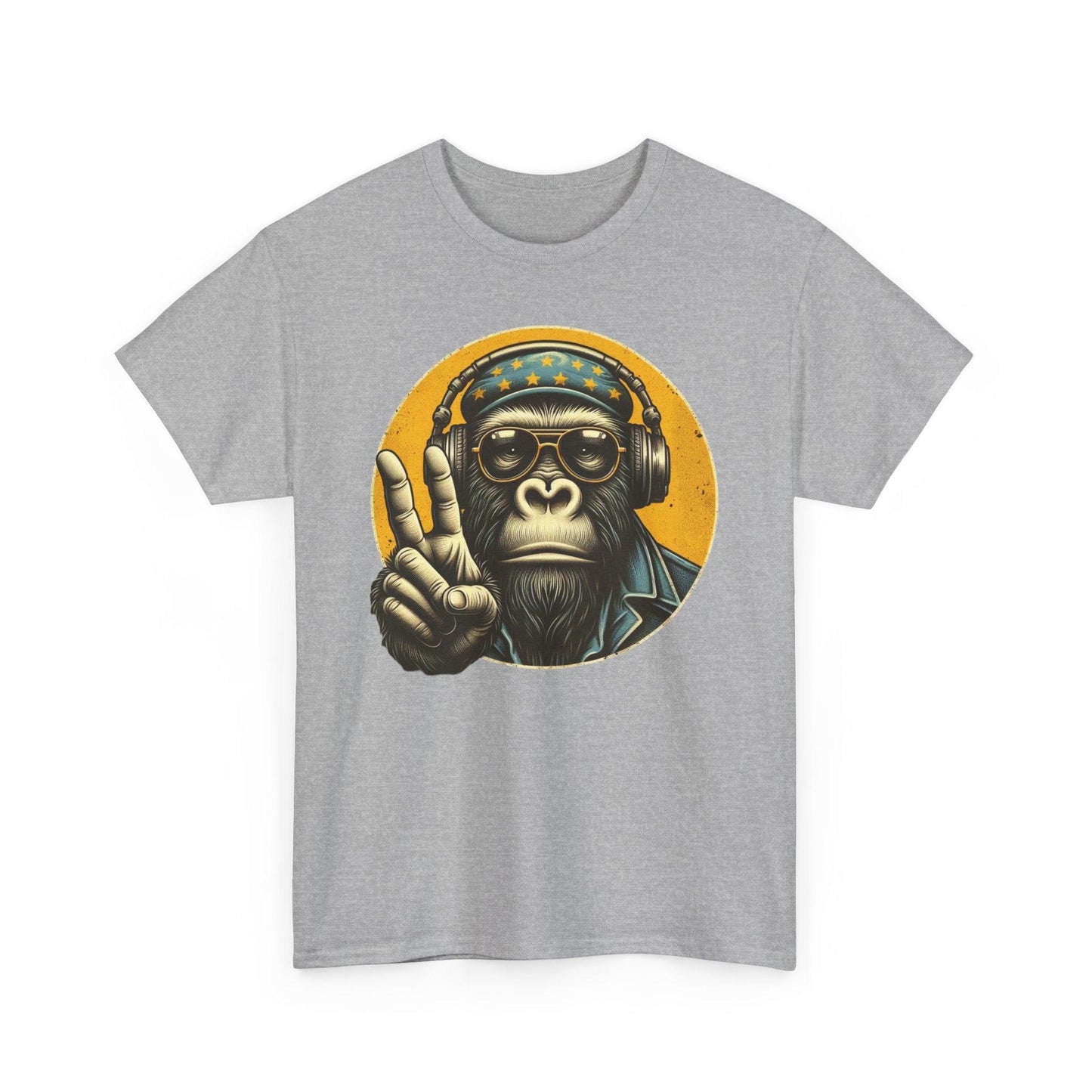 Cool Monkey T-Shirt for Men & Women | Funny Monkey Face Graphic Tee - Stylfer