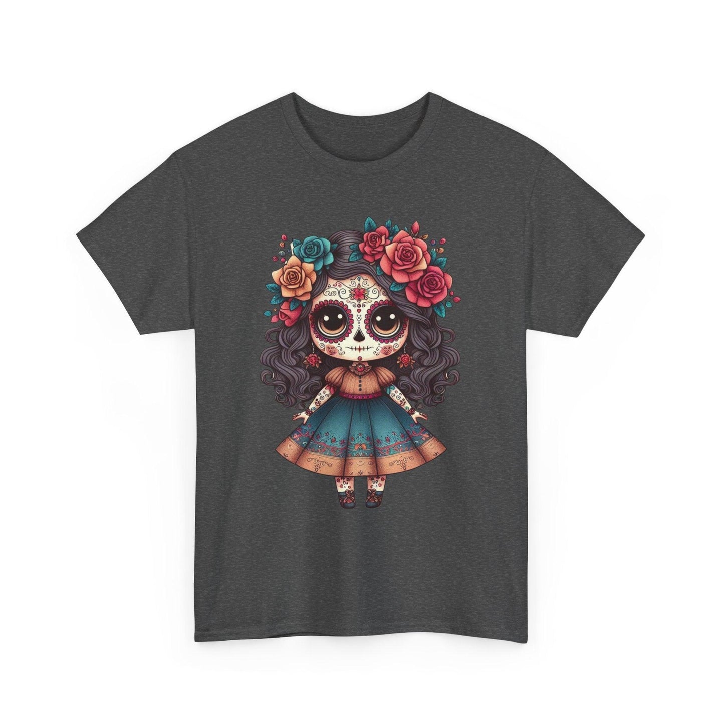 Sugar Skull Day of The Dead T-shirt - Stylfer