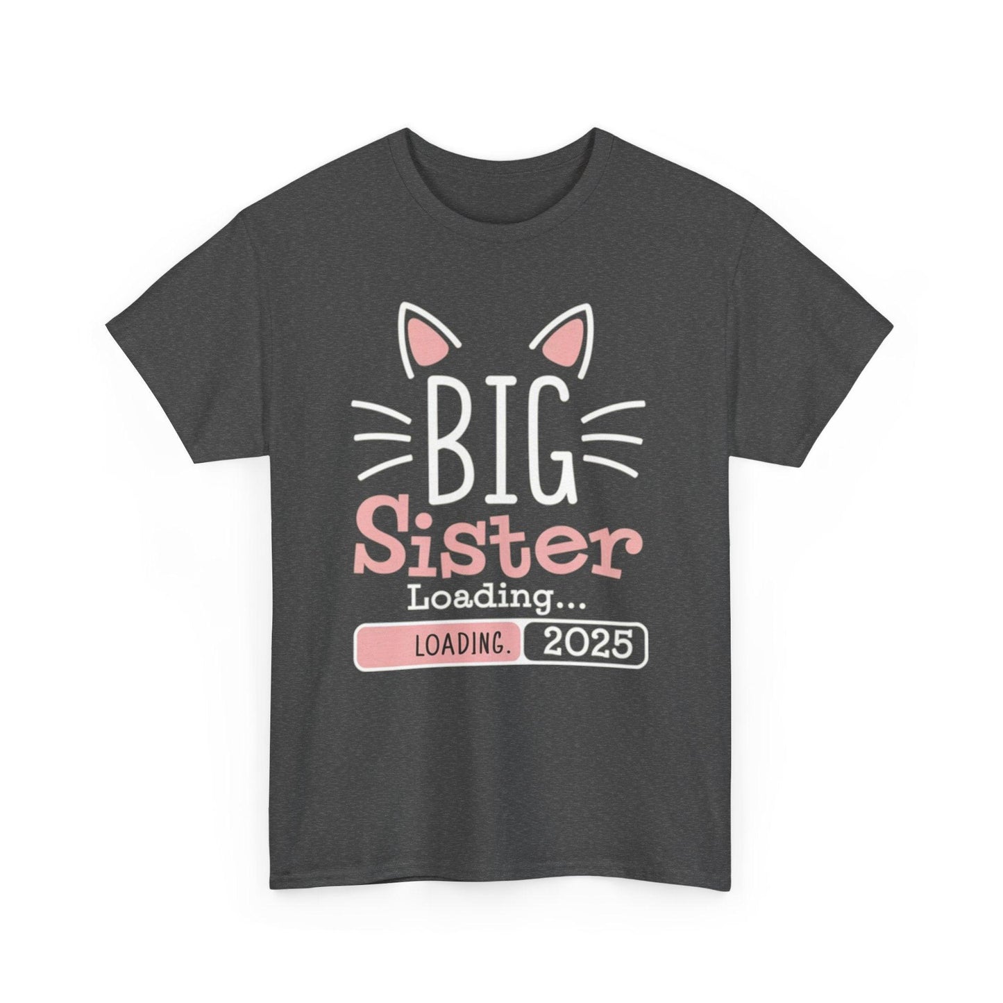 Promoted to Big Sister 2025 Shirt | Funny Cat Lovers Tee - Stylfer