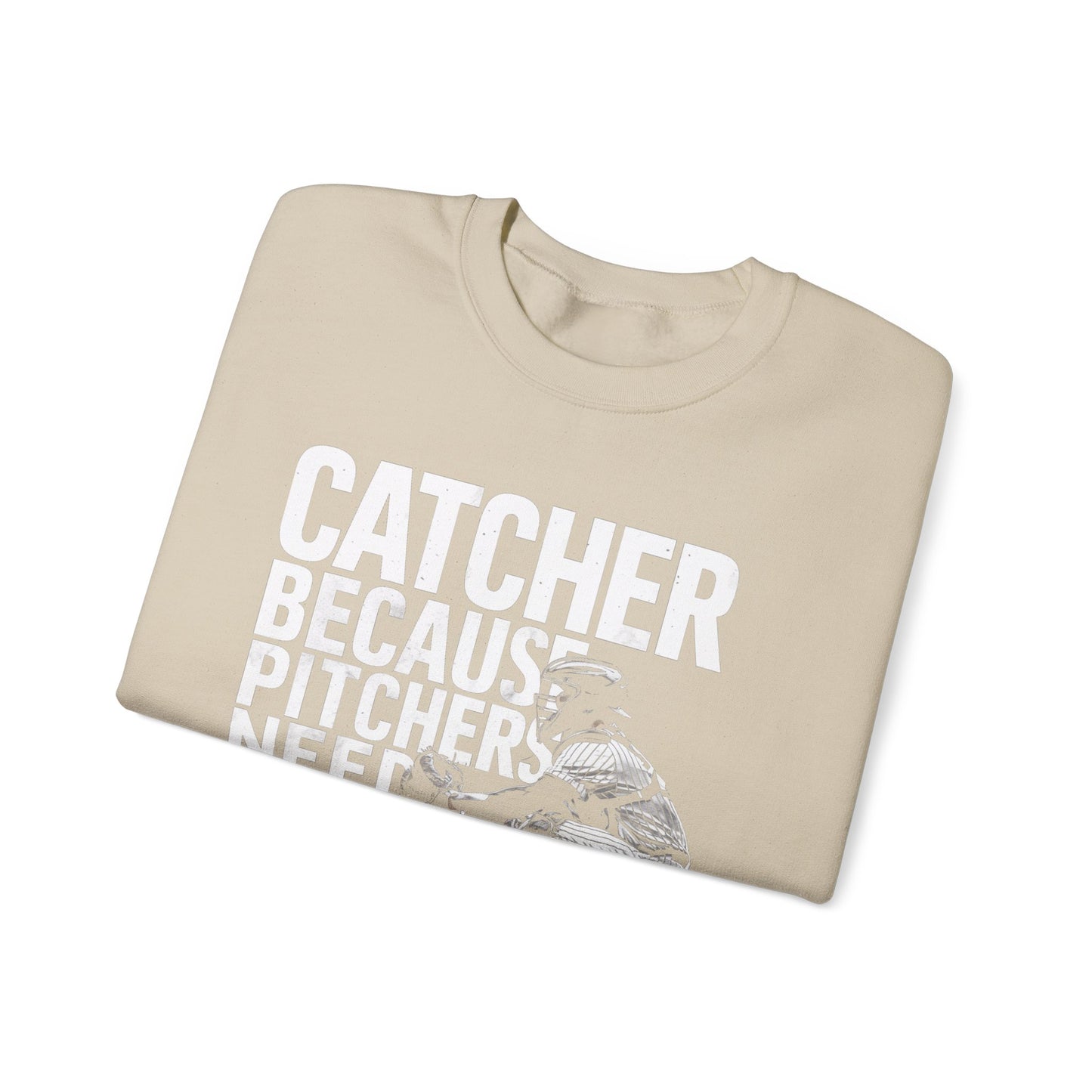 Catcher Baseball Sweatshirt – Cozy Sports Graphic Pullover