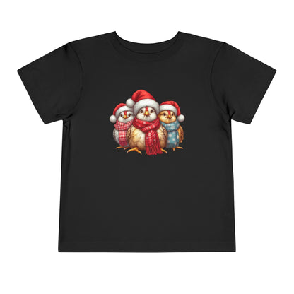 Christmas Chickens Funny Shirt | Animal Lovers Farmer Xmas Tee - Stylfer