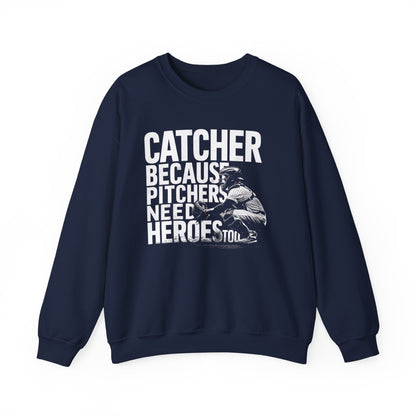 Catcher Baseball Sweatshirt – Cozy Sports Graphic Pullover