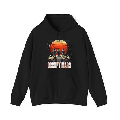 Occupy Mars Space Hoodie | Astronaut & Space Exploration Shirt - Stylfer