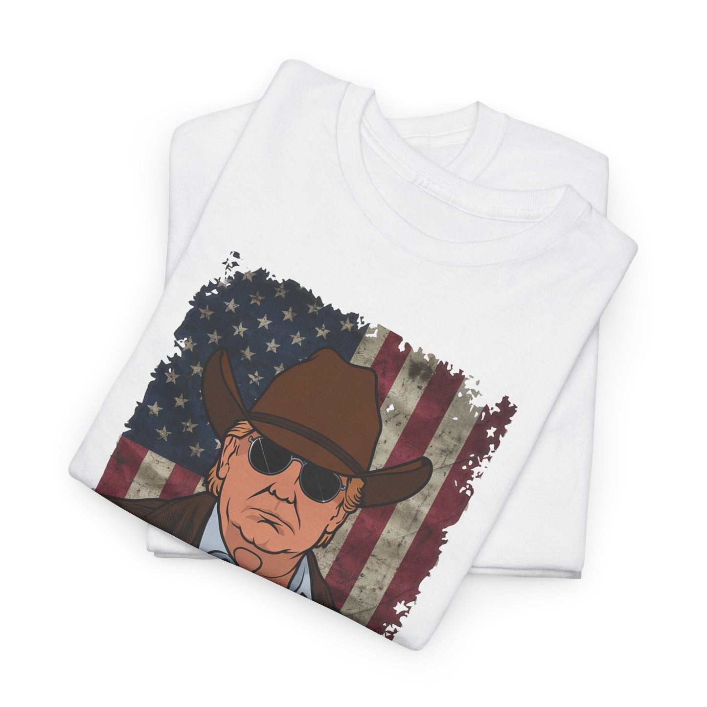 Make America Great Again Cowboy Trump T-Shirt – Patriotic Western Graphic Tee