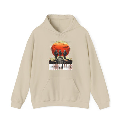 Occupy Mars Space Hoodie | Astronaut & Space Exploration Shirt - Stylfer