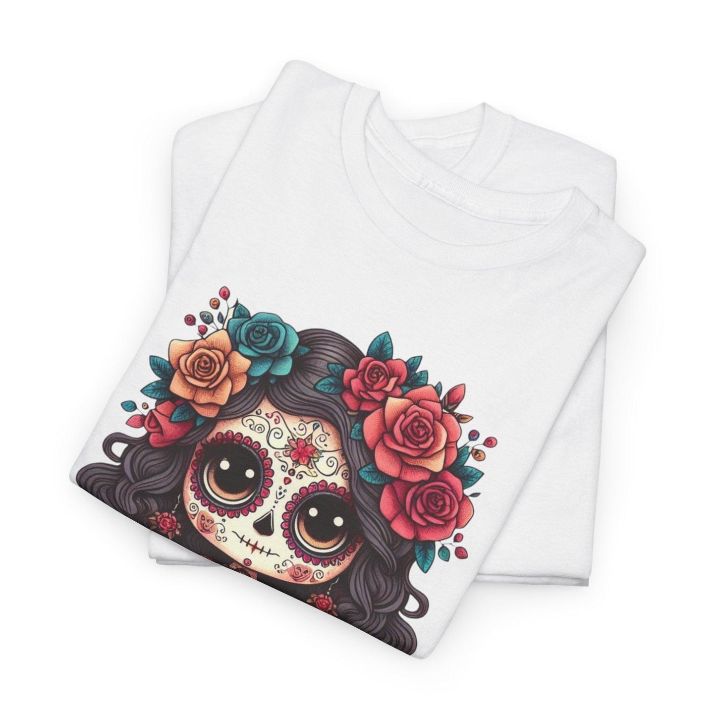 Sugar Skull Day of The Dead T-shirt - Stylfer