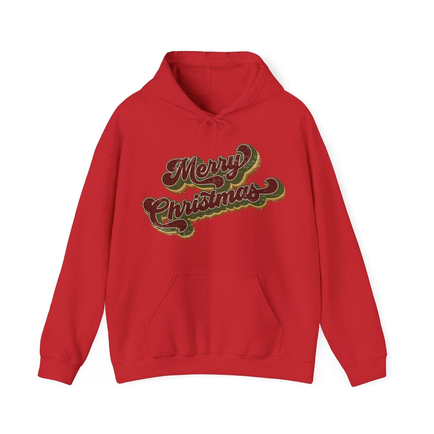 Merry Christmas Vintage Hoodie – Holiday Cheer in Classic Style - Stylfer