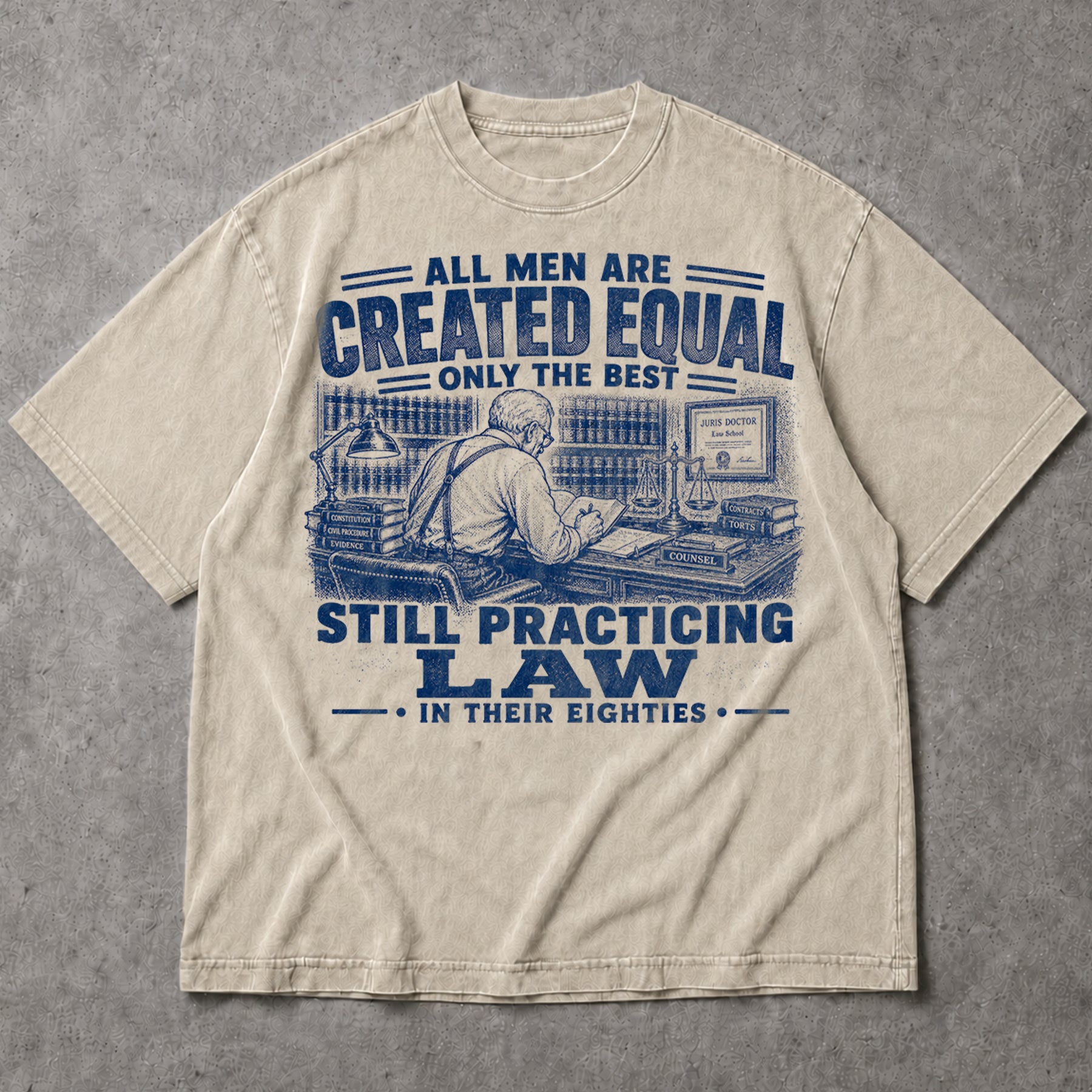 SF_COLOR=sand; SF_ITEM=adult-t-shirt; SF_ROLE=main; Best Practicing Law In Their Eighties T-Shirt Funny Lawyer Attorney Apparel - Sand Adult T-Shirt product image