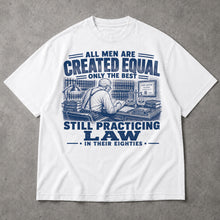 SF_COLOR=white; SF_ITEM=adult-t-shirt; SF_ROLE=main; Best Practicing Law In Their Eighties T-Shirt Funny Lawyer Attorney Apparel - White Adult T-Shirt product image