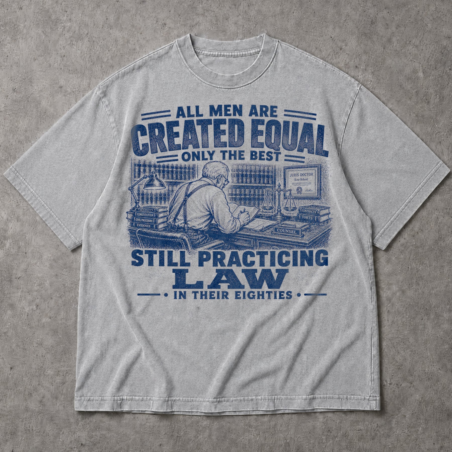 SF_COLOR=sport-grey; SF_ITEM=adult-t-shirt; SF_ROLE=main; Best Practicing Law In Their Eighties T-Shirt Funny Lawyer Attorney Apparel - Sport Grey Adult T-Shirt product image