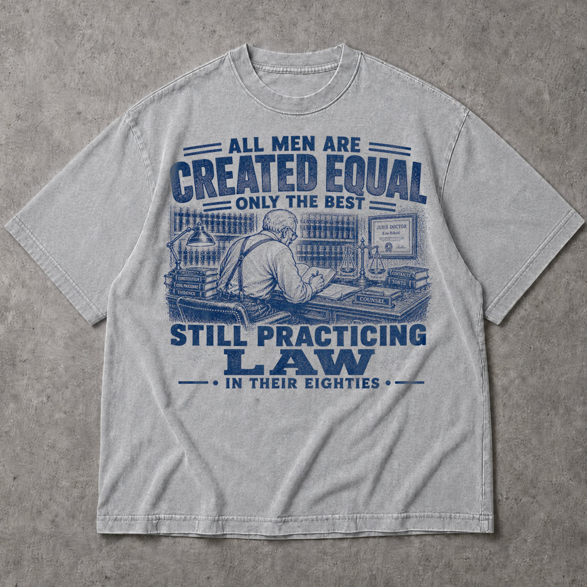 SF_COLOR=sport-grey; SF_ITEM=adult-t-shirt; SF_ROLE=main; Best Practicing Law In Their Eighties T-Shirt Funny Lawyer Attorney Apparel - Sport Grey Adult T-Shirt product image