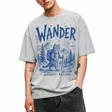SF_COLOR=sport-grey; SF_ITEM=adult-t-shirt; SF_ROLE=main; Cat Hiker Backpack Wander Without Reason T-Shirt Funny Adventure Vintage Camping - Sport Grey Adult T-Shirt product image