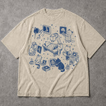 SF_COLOR=sand; SF_ITEM=adult-t-shirt; SF_ROLE=main; Cute Veterinary Cats X-Ray Tech T-Shirt Radiology Medical Animal Hospital Tee - Sand Adult T-Shirt product image