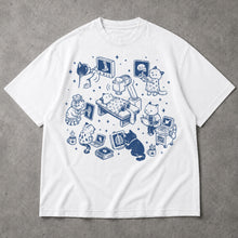 SF_COLOR=white; SF_ITEM=adult-t-shirt; SF_ROLE=main; Cute Veterinary Cats X-Ray Tech T-Shirt Radiology Medical Animal Hospital Tee - White Adult T-Shirt product image
