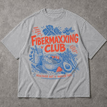 SF_COLOR=sport-grey; SF_ITEM=adult-t-shirt; SF_ROLE=main; Fibermaxxing Club T-Shirt Healthier Gut Happier You Funny Diet Nutrition Tee - Sport Grey Adult T-Shirt product image