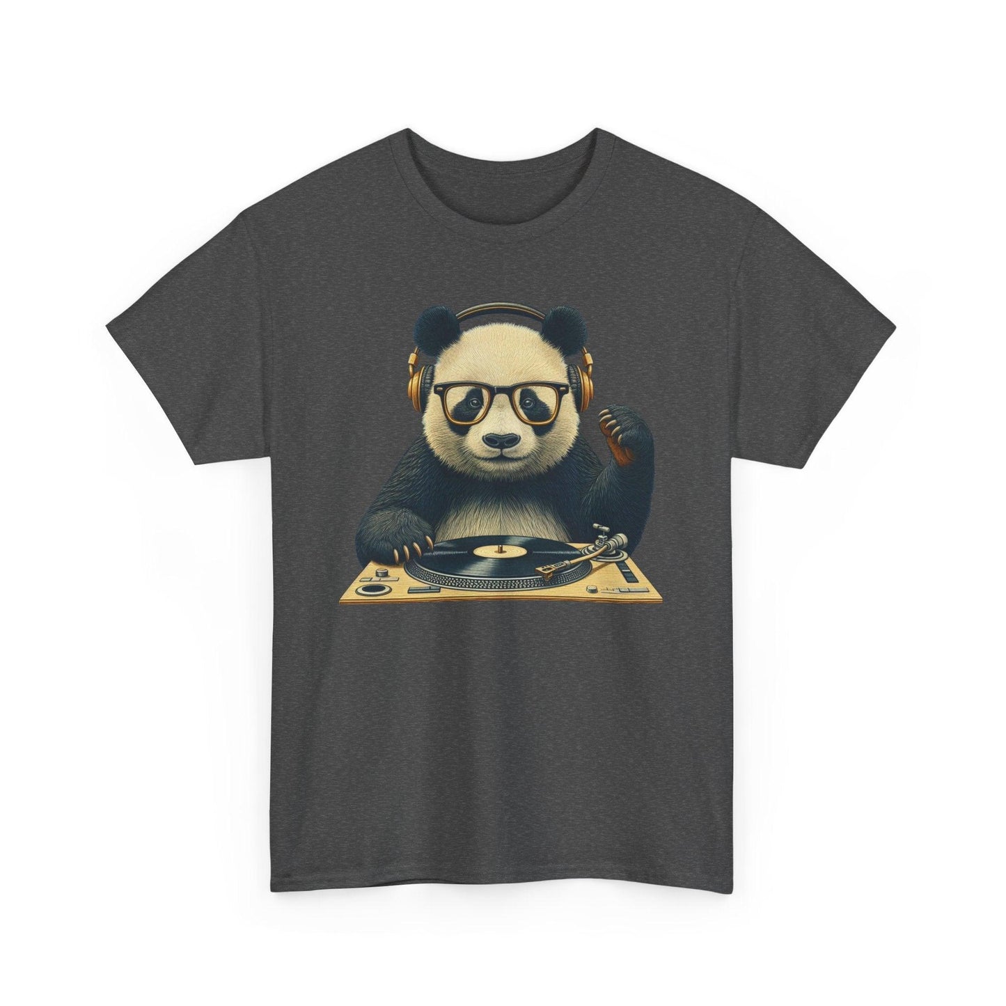 DJ Panda Shirt | Funny Vintage Musician Graphic Tee - Stylfer