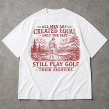 SF_COLOR=white; SF_ITEM=adult-t-shirt; SF_ROLE=main; Funny Golf In Eighties T-Shirt Vintage Golfer Retiret Sports Hobby Apparel - White Adult T-Shirt product image