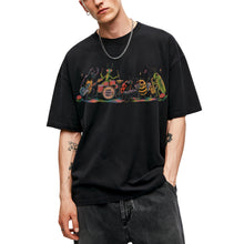 SF_COLOR=black; SF_ITEM=adult-t-shirt; SF_ROLE=main; Good Vibes Only Bug Band Insects Music T-Shirt Retro Playing Instrut Tee - Black Adult T-Shirt product image
