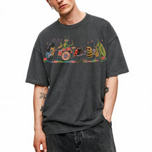 SF_COLOR=dark-heather; SF_ITEM=adult-t-shirt; SF_ROLE=main; Good Vibes Only Bug Band Insects Music T-Shirt Retro Playing Instrut Tee - Dark Heather Adult T-Shirt product image