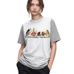 SF_COLOR=sport-grey; SF_ITEM=adult-t-shirt; SF_ROLE=gallery; Good Vibes Only Bug Band Insects Music T-Shirt Retro Playing Instrut Tee - Sport Grey Adult T-Shirt product image
