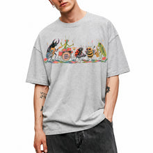 SF_COLOR=sport-grey; SF_ITEM=adult-t-shirt; SF_ROLE=main; Good Vibes Only Bug Band Insects Music T-Shirt Retro Playing Instrut Tee - Sport Grey Adult T-Shirt product image