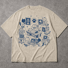 SF_COLOR=sand; SF_ITEM=adult-t-shirt; SF_ROLE=main; Rad Cat Radiology Technologist Cats T-Shirt Veterinary X-Ray Medical Tee - Sand Adult T-Shirt product image