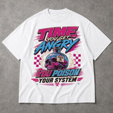 SF_COLOR=white; SF_ITEM=adult-t-shirt; SF_ROLE=main; Time You Get Angry You Poison Your System T-Shirt Skull Toxic Poison Tee - White Adult T-Shirt product image