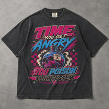SF_COLOR=graphite; SF_ITEM=adult-t-shirt; SF_ROLE=main; Time You Get Angry You Poison Your System T-Shirt Skull Toxic Poison Tee - Graphite Adult T-Shirt product image