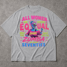 SF_COLOR=sport-grey; SF_ITEM=adult-t-shirt; SF_ROLE=main; Vintage Zumba In Seventies T-Shirt Funny Aerobics Workout Dance Apparel - Sport Grey Adult T-Shirt product image