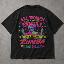 SF_COLOR=black; SF_ITEM=adult-t-shirt; SF_ROLE=main; Zumba In Seventies T-Shirt Funny Retro Dance Workout Fitness Hobby Apparel - Black Adult T-Shirt product image