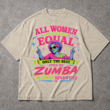 SF_COLOR=sand; SF_ITEM=adult-t-shirt; SF_ROLE=main; Zumba In Seventies T-Shirt Funny Retro Dance Workout Fitness Hobby Apparel - Sand Adult T-Shirt product image