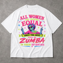 SF_COLOR=white; SF_ITEM=adult-t-shirt; SF_ROLE=main; Zumba In Seventies T-Shirt Funny Retro Dance Workout Fitness Hobby Apparel - White Adult T-Shirt product image